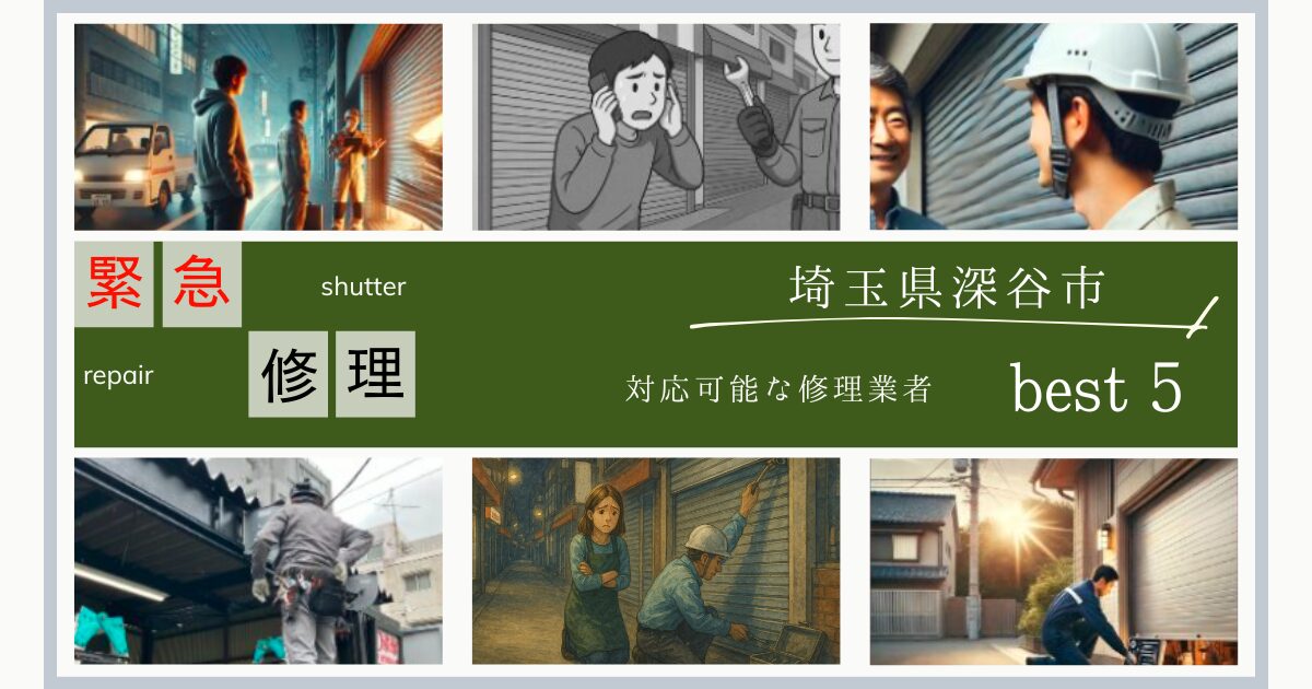 深谷市シャッター修理業者